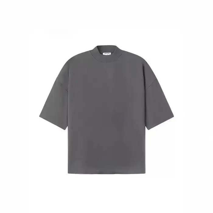T-Shirt ample surdimensionné à manches courtes et col rond pour hommes