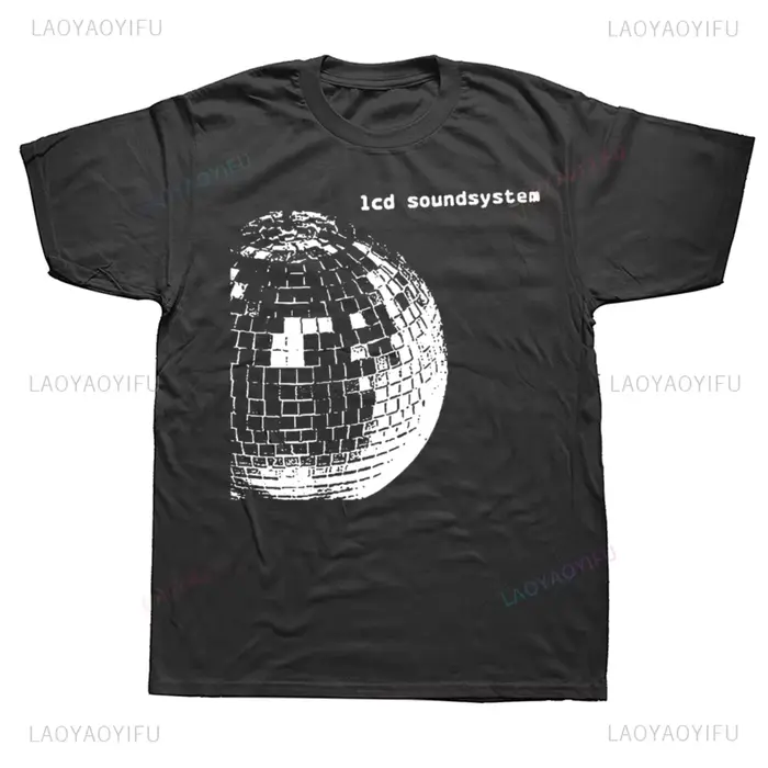 12 LCD Soundsystem Logo t-shirts hommes femmes haute qualité coton Humor Streetwear t-shirt à manches courtes unisexe vêtements amples