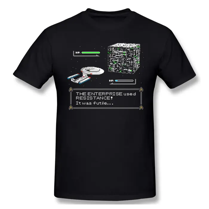 T-Shirt à Manches Courtes de Stars Treke pour Homme, Série TV Science-fiction, GOTTA ASSIMILRapidly 