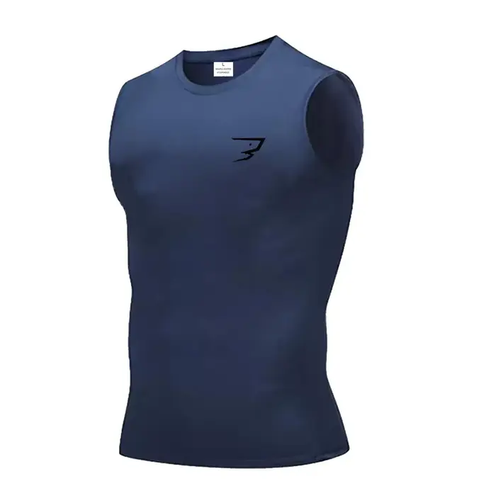 T-shirt de sport pour homme avec motif imprimé, t-shirt sans manches ample, t-shirt de musculation, 