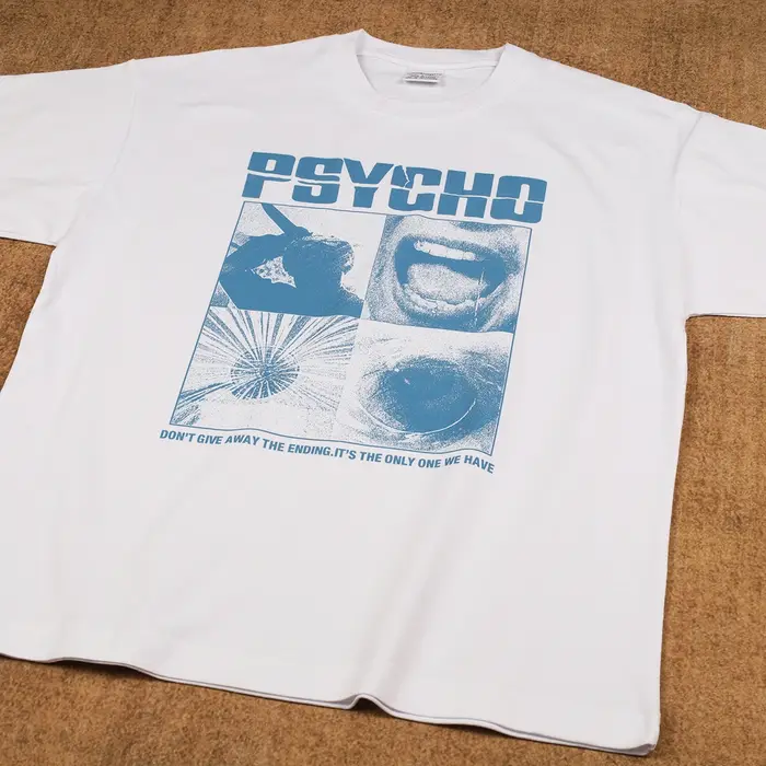 Alfred Hitchcock Psycho t-shirt film d'horreur les oiseaux fenêtre arrière Vertigo hommes imprimé été blanc coton graphique t-shirts