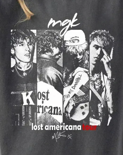 T-shirt double face Machine Gun Kelly Lost American Tour 2026