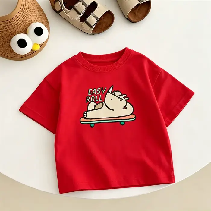 T-shirt pour enfants, vêtements décontractés à la mode