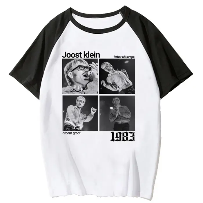 Joost Klein t-shirt femme psychédélique rétro graphique esthétique hip hop