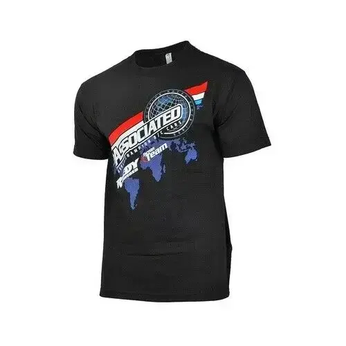 T-shirt Team Associated 2016 Worlds, noir, moyen - Asssp12M