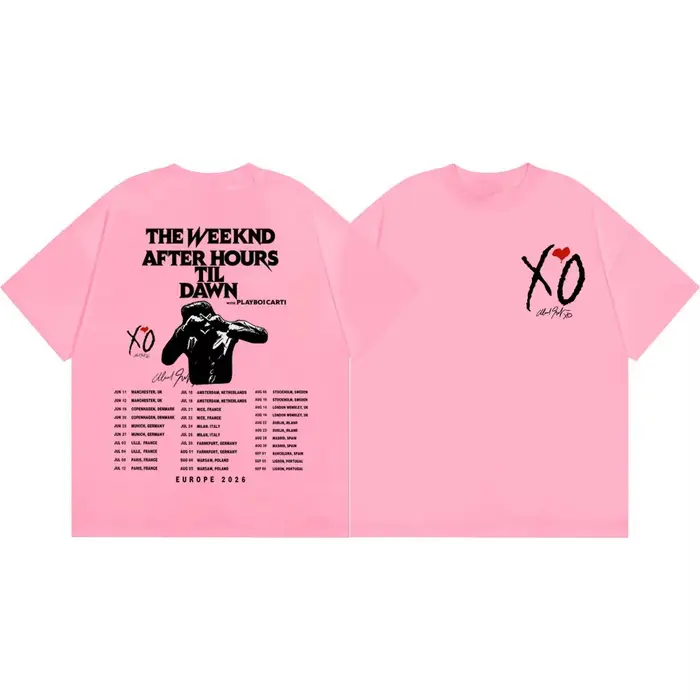 T-shirt graphique The Weeknd After Hours Til Dawn Tour 2026