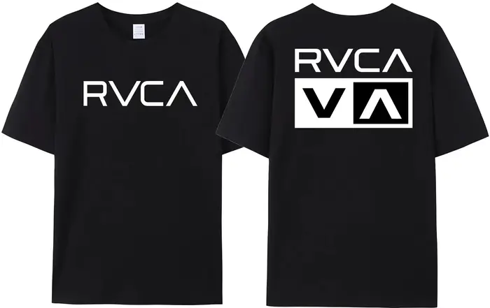 T-shirt RVCA 100% coton pour hommes et femmes, THE BALANCE OF OPPOSITES, T-shirt surdimensionné à ma