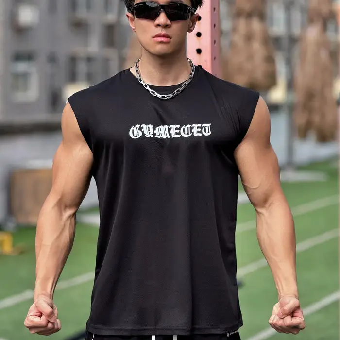 Chemise de sport precious pour hommes, maillot de corps de basket-ball, entraînement de gym, manches