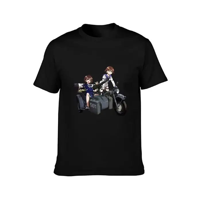 Strike Witches - T-shirt Yoshika Miyafuji et Hikari Karibuchi