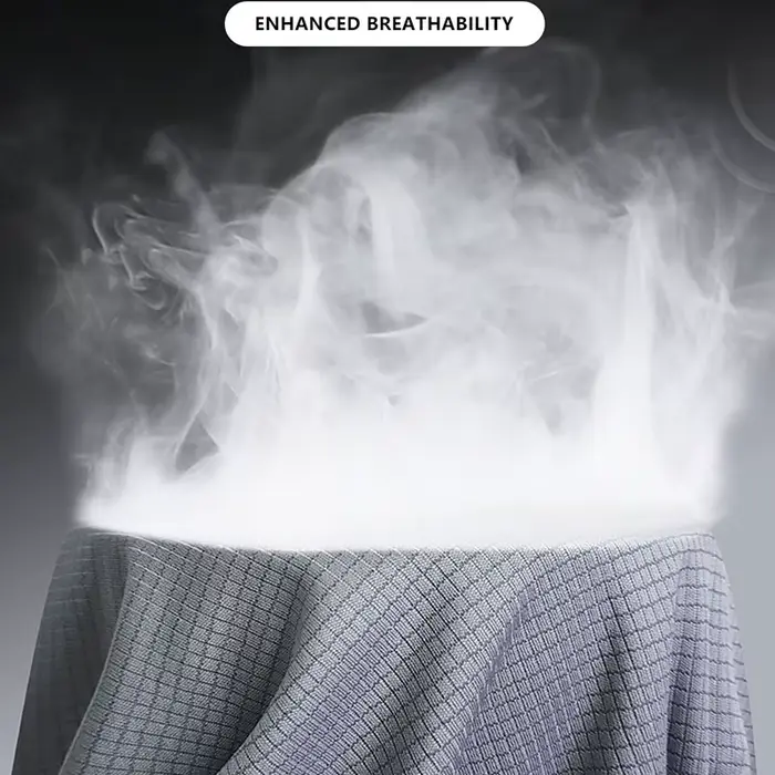 T-Shirt d'été à manches longues en soie glacée pour hommes