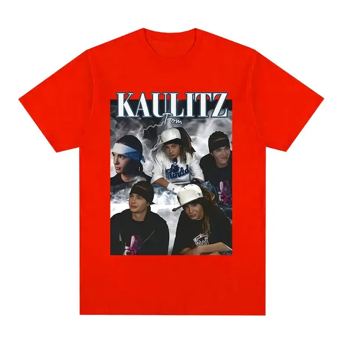 Rock Band Tokio hôtel Tom Kaulitz graphique T-shirt hommes vêtements Hip Hop Punk gothique