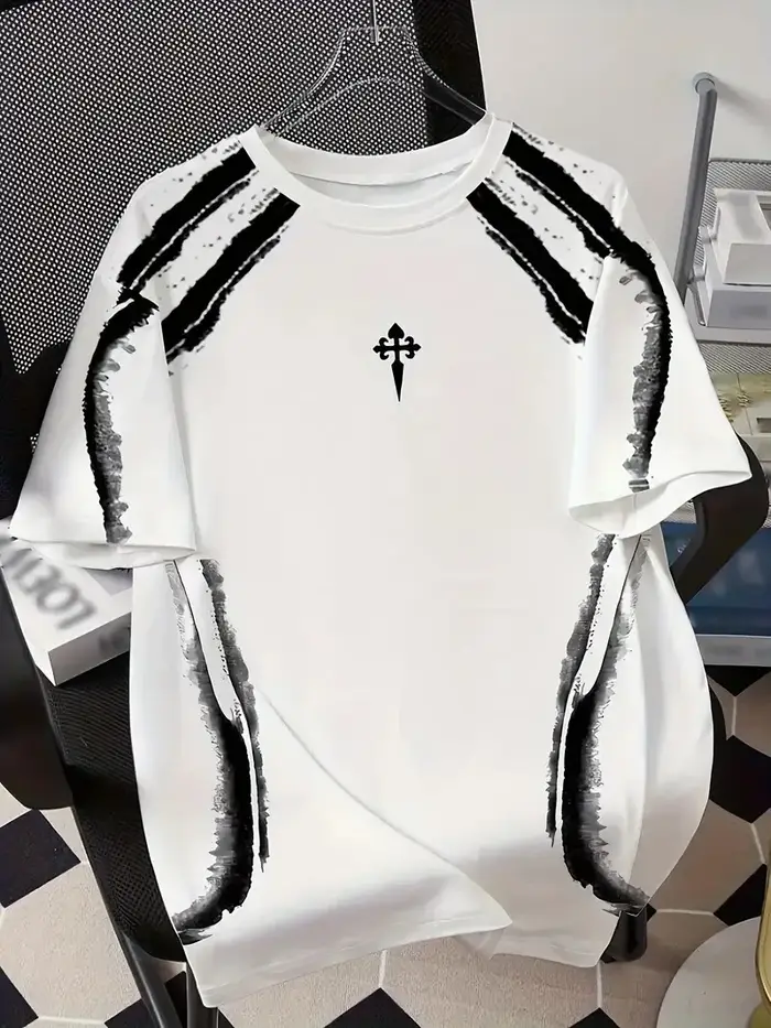 Le nouveau T-shirt pour hommes pour l'été 2025 comprend une mode de rue, un confort décontracté, une
