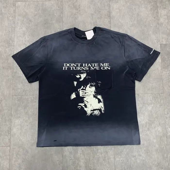 Yao mode marque de luxe Streetwear t-shirt hauts Vintage rétro ample hommes vêtements Grophics était vieux Y2k