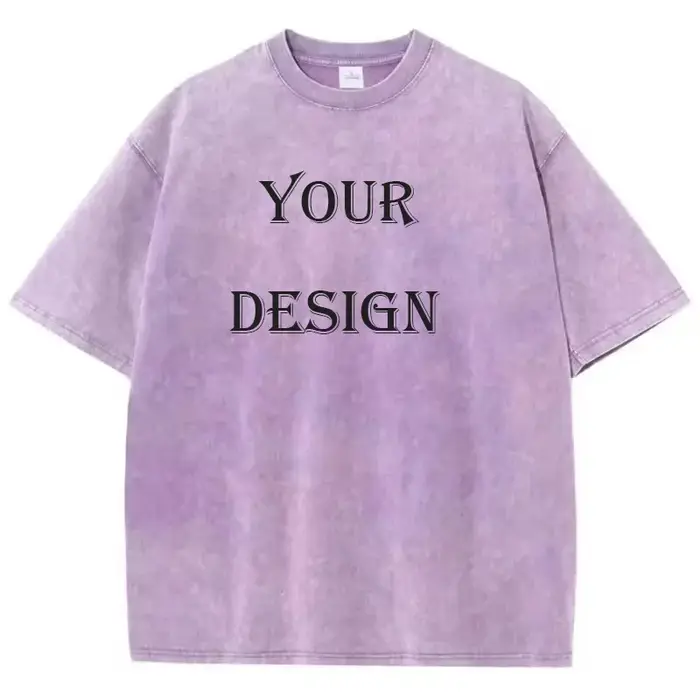 T-shirt unisexe 100% coton lavé