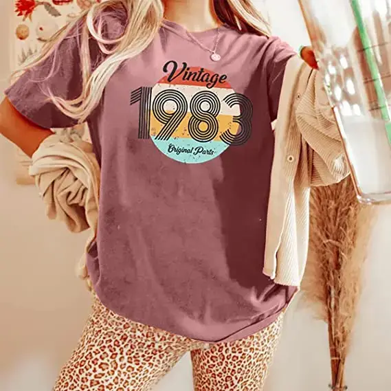 T-Shirt Vintage pour Femme