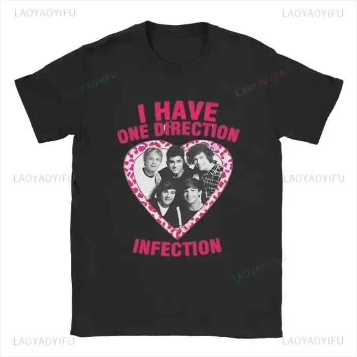 One Directions femmes imprimer T-Shirts rappeur à manches courtes t-shirt Hip Hop Vintage chanteur hauts été coton