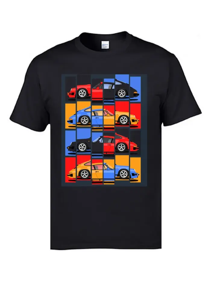 T-shirt en coton cool pour hommes, style de voiture japonaise, t-shirts grande taille, vêtements de 
