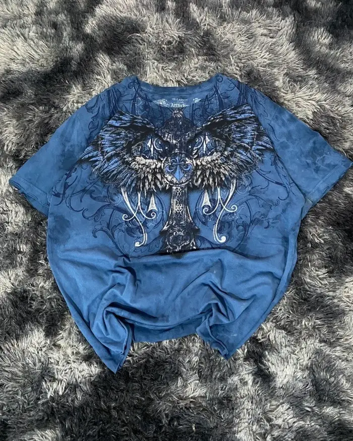 T-shirt pour homme à imprimé crâne américain
