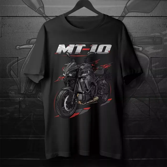T-shirt d'été décontracté pour homme MT-10 2022-2025, T-shirt de moto graphique à manches courtes po