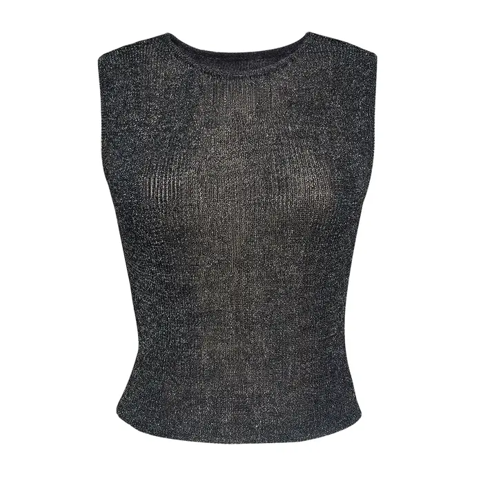 Nouveaux débardeurs bandeau en crochet pour femme, mode été, courts, unis, ajourés, transparents, se