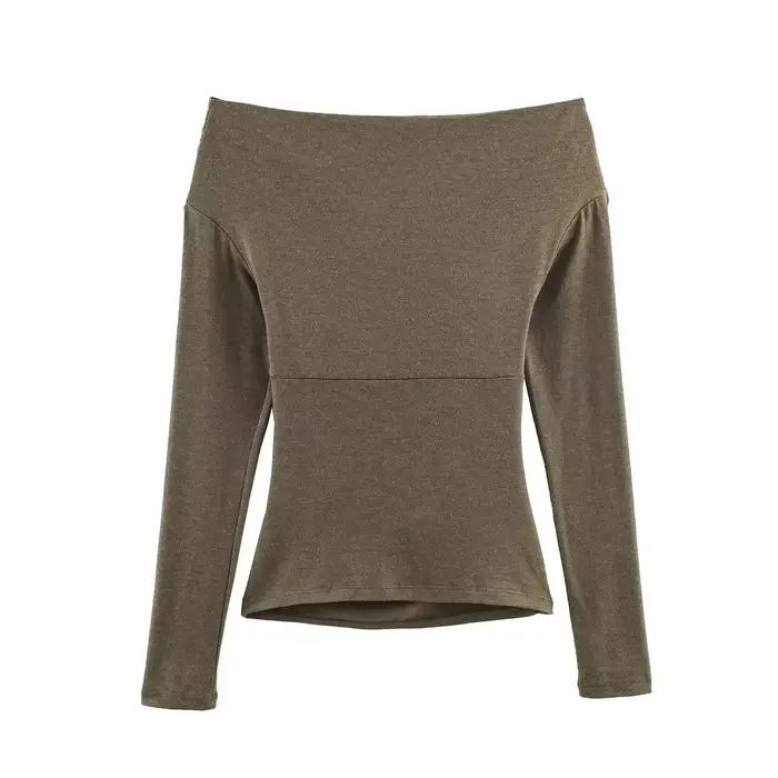 T-shirt plissé chic pour femme