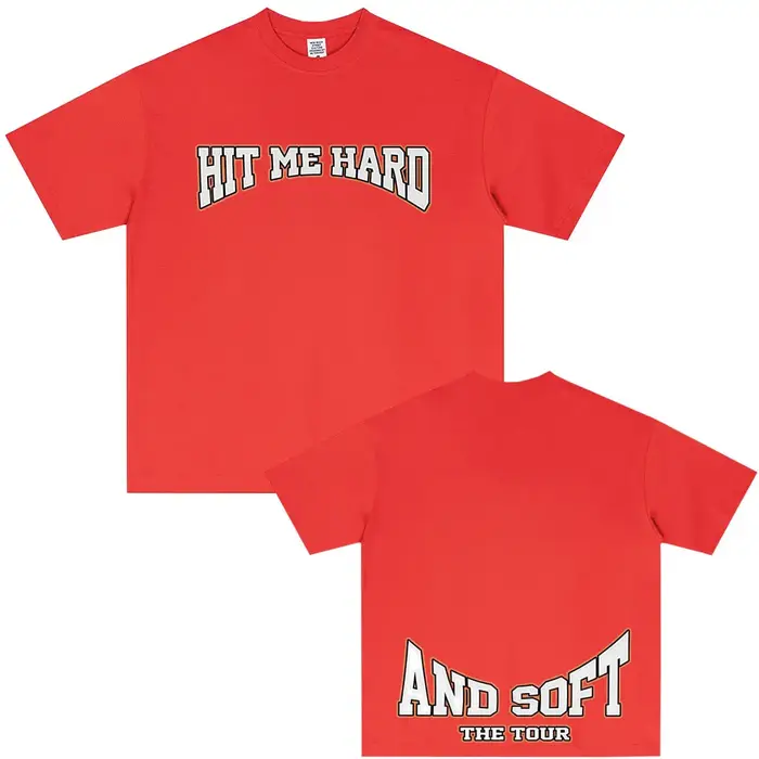 Hit Me dur et doux Tour 2025 offre spéciale Fan T-shirt hommes femmes mode Pop musique T-shirts déco