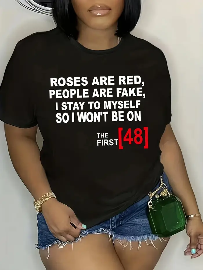 T-shirt pour femme Roses Are Red The First 48 - Motif humoristique True Crime