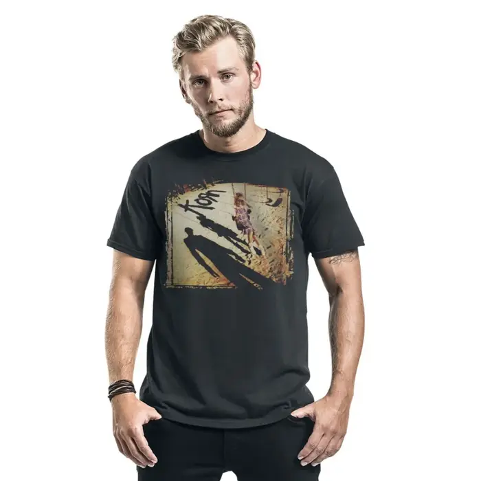 T-shirt en coton graphique Top Korn unisexe