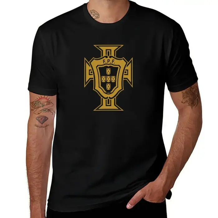 Portugal FPF-Fédération de Football portugais-logo 6 T-Shirt T-Shirt personnalisé vêtements d'anime