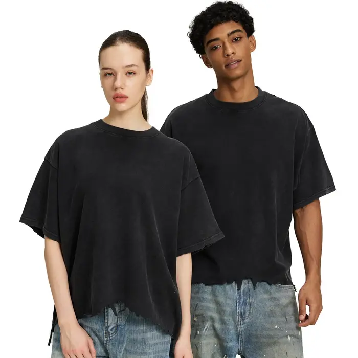 T-shirt vintage en coton de haute qualité pour homme