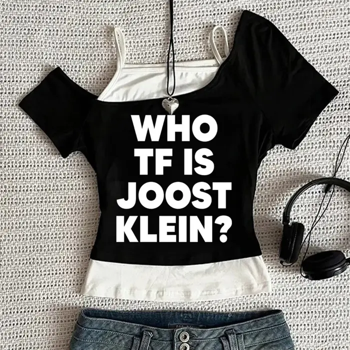 Joost Klein – haut court à motif graphique pour adolescents