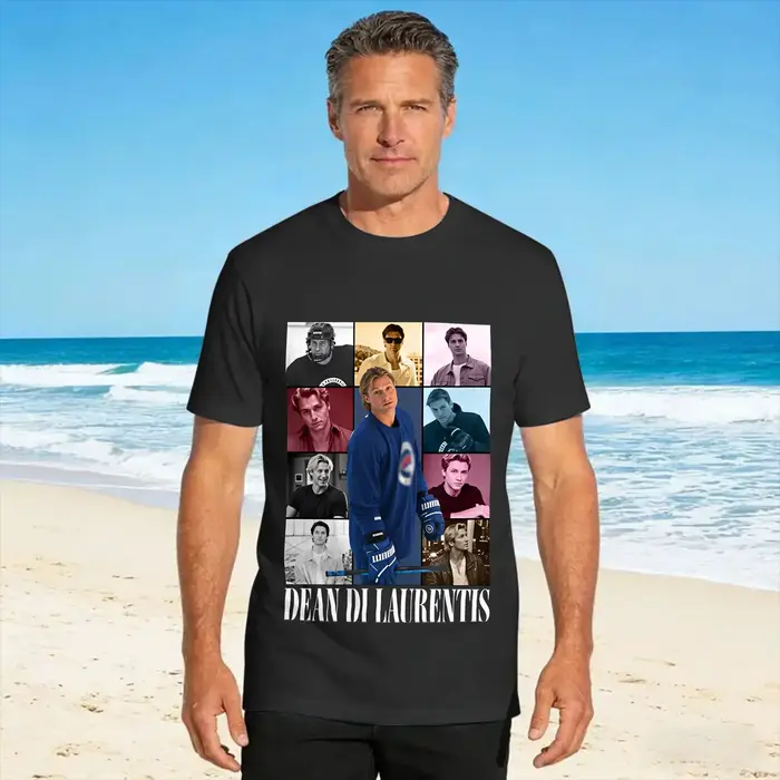 Affiche Off Campus Dean Di Laurentis T-shirt d'été décontracté en coton confortable grande taille à manches courtes