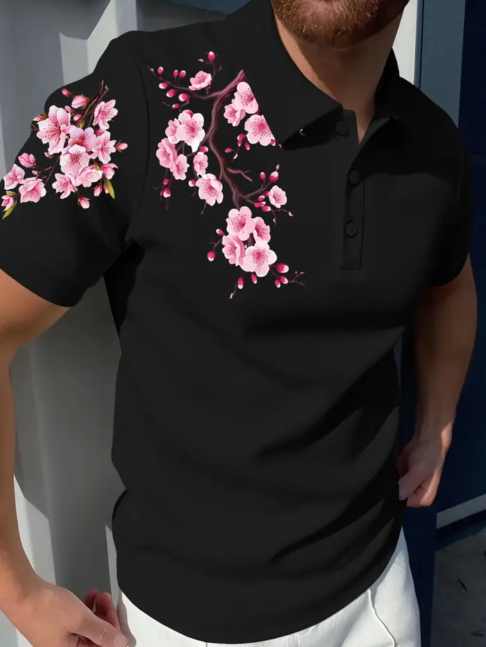 Polo imprimé pour homme