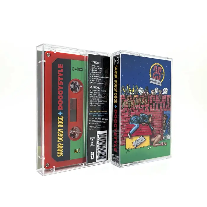 G-Funk Snoop Dogg bande musicale Doggystyle Album Gin et Jus Cassettes Cosplay baladeur voiture enregistreur pistes sonores boîte fête musique
