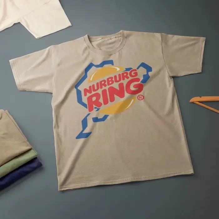 Nouveau T-shirt Burger pour les passionnés de motos et de voitures