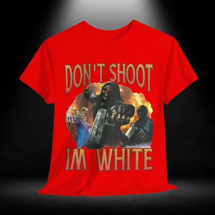 T-shirt unisexe en coton imprimé