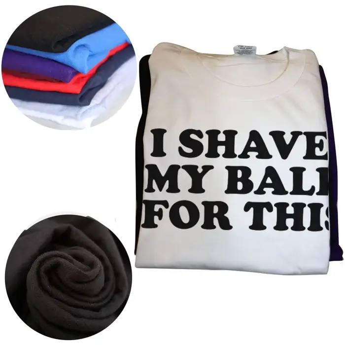 T-shirt imprimé I Shaved My Ikfor This Funny pour hommes