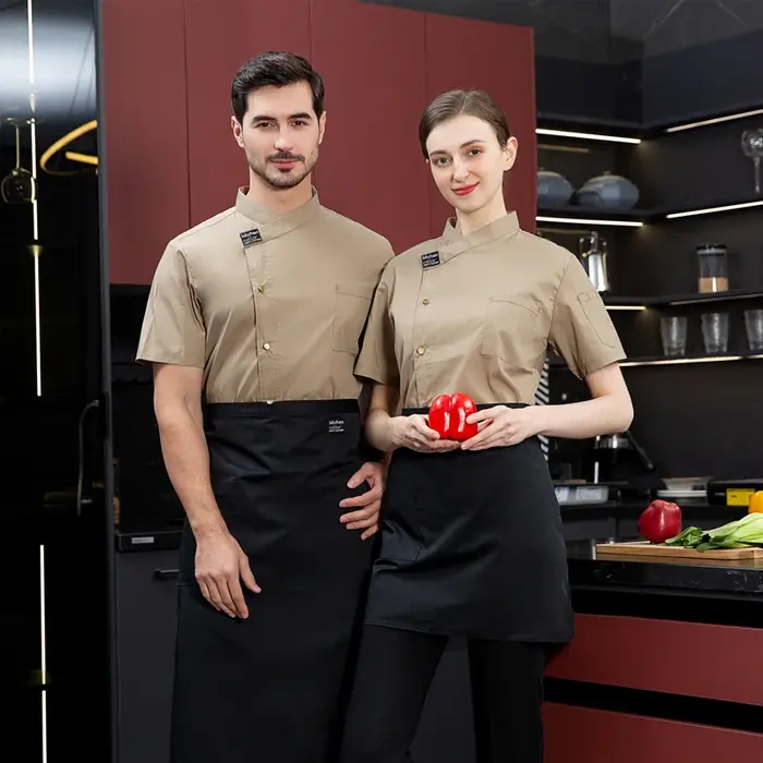 Uniforme de Chef de tête d'été pour hommes