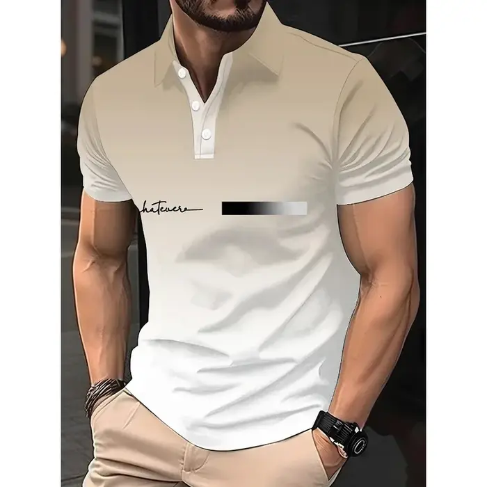 Polo à manches courtes pour hommes