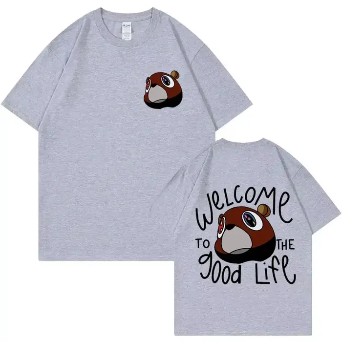 Kanye West Graduation Bea The Good Life T-shirt imprimé pour hommes et femmes