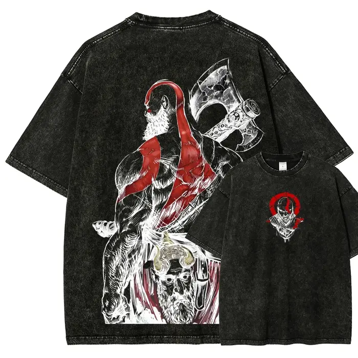 T-shirt délavé God of War