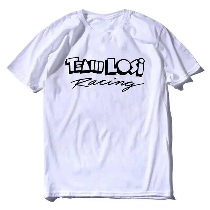 Nouveau Team Losi Racing (contour blanc) T-Shirt à manches courtes vêtements mignons