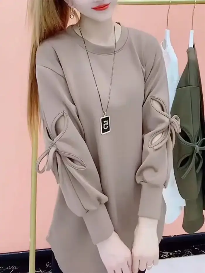 Femme T-shirt mode coréenne vêtements haut élégant printemps