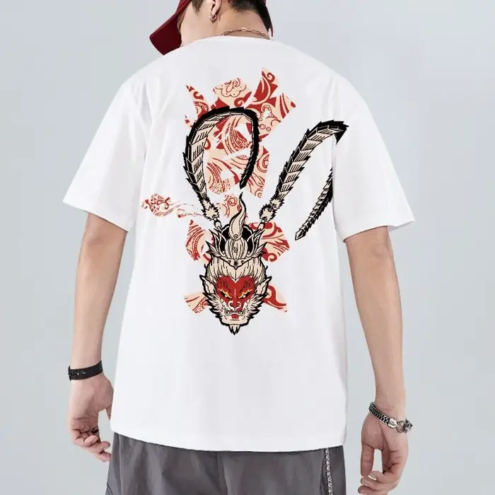 T-shirts d'été imprimés avec graphiques de singe pour hommes