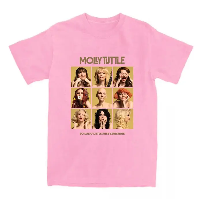 Molly Tuttle So Long Little Miss Sunshine T-shirt à manches courtes en coton femme t-shirts décontracté mode ample