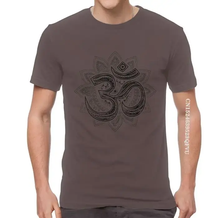 Om Aum symbole Goa t-shirts hommes mode