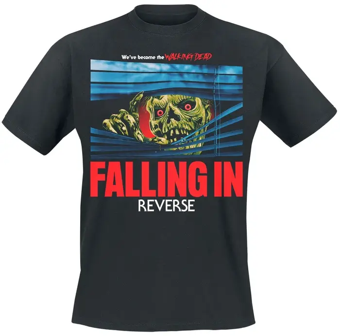 T-shirt unisexe 100 % coton avec logo Falling in Reverse Thorn imprimé