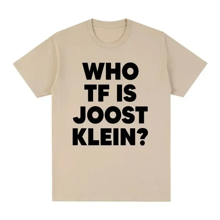 T-shirt tendance et amusant pour femme 2026 – Qui est Joost Klein ? – Haut créatif et stylé