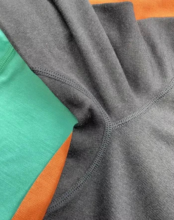 T-shirt à col rond 100% laine mérinos pour femmes Chemises à manches longues