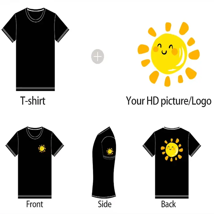 100% coton T-shirt Logo personnalisé tendance de rue